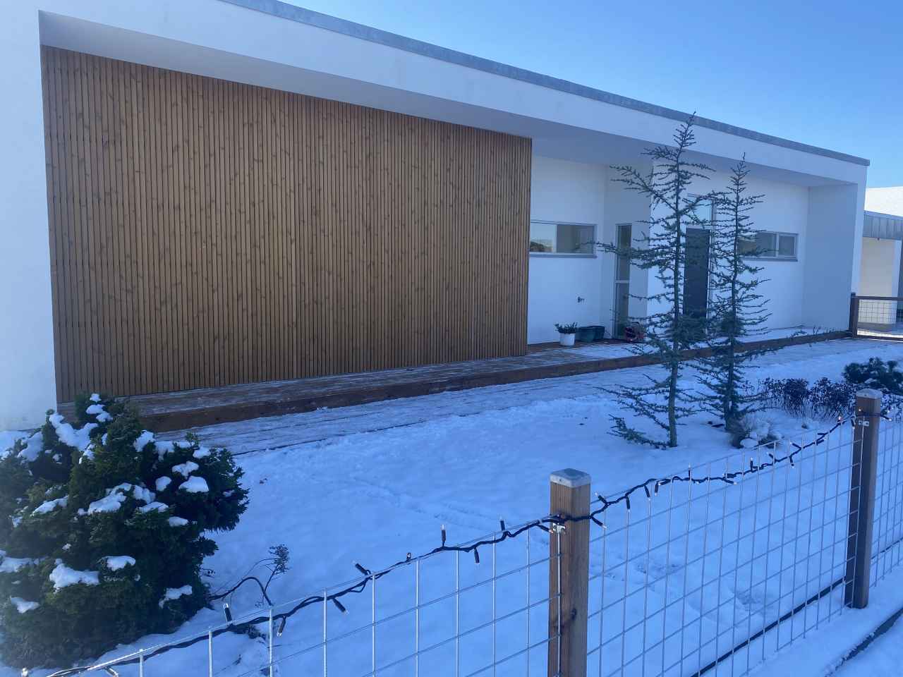Detalje af ny facadebeklædning